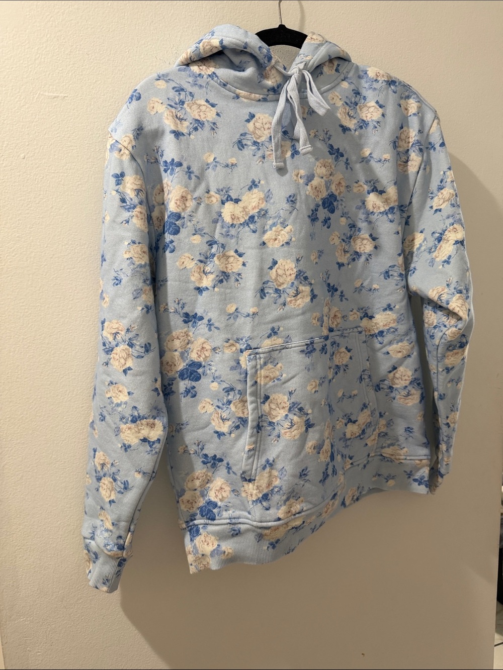 Loveshackfancy nacova hoodie whisper blue NWT